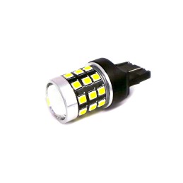 LED lampa 7443 12-24V CANBUS 1400lm vit med en lins