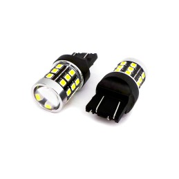 LED izzó 7443 12-24 V CANBUS 1400lm fehér egy lencse