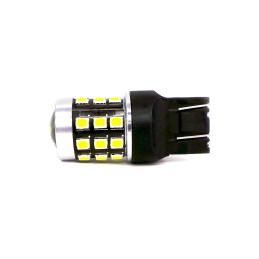LED lampa 7443 12-24V CANBUS 1400lm vit med en lins