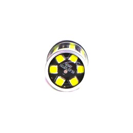 LED 7440 12-24V CANBUS 1400lm bec alb cu obiectiv