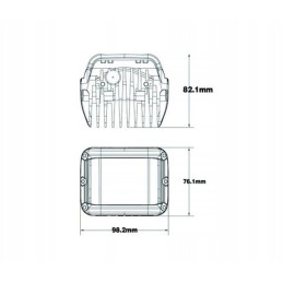 27W LED darba lampa + pagrieziena gaisma