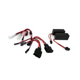 LED SPZ lampy 2x600lm, sada 2 černé