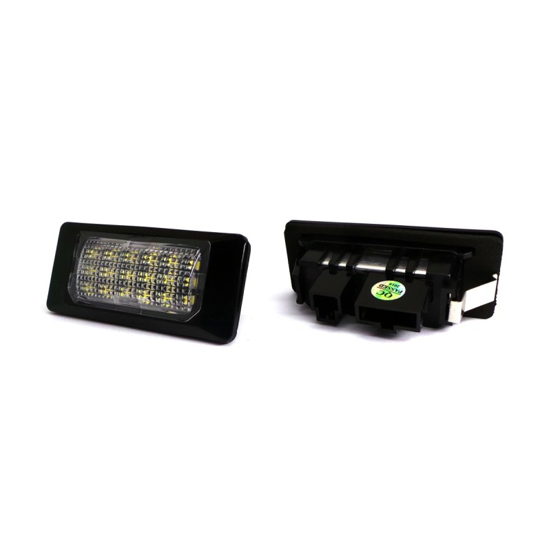 Audi, Seat, Skoda, VW Lampes de plaque d'immatriculation LED 2x650lm, set de 2