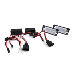 Audi, VW, Seat, Skoda Светодиодные лампы освещения номерного знака 2x650lm, комплект из 2