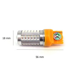LED 7440 12V 17W CANBUS indikatorlampa USA orange