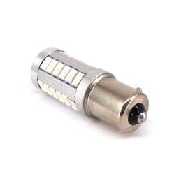 LED BA15S 12V 17W CANBUS oranž, suund USA