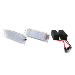 Plaques d'immatriculation à LED Alfa Romeo, lot de 2