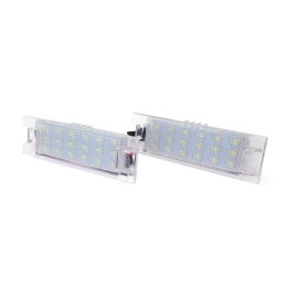 Plaques d'immatriculation à LED Alfa Romeo, lot de 2