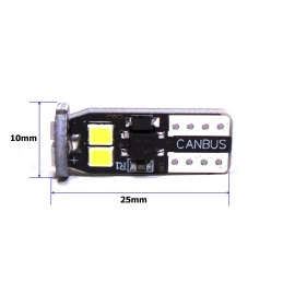 LED T10 12V-18V 4W CANBUS 400lm