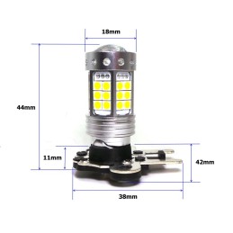 Bec LED PH19W 12-18V CANBUS puternic