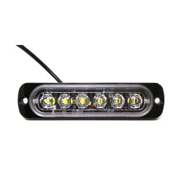 Peruutusvalo 6 LED 12V-24V lamppu, valkoinen