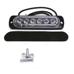 Peruutusvalo 6 LED 12V-24V lamppu, valkoinen