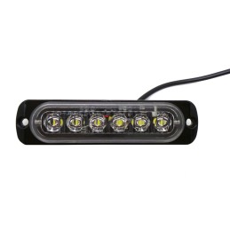 Peruutusvalo 6 LED 12V-24V lamppu, valkoinen