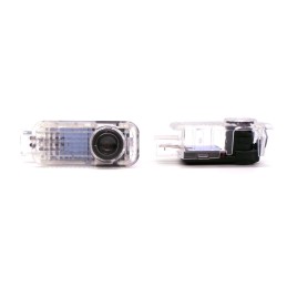 Audi lampy do drzwi LED, zestaw 2szt