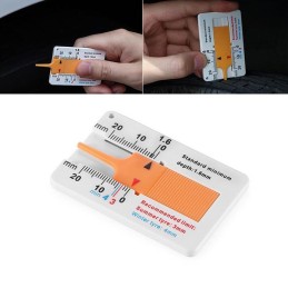 Tire Tread Depth Mätkort