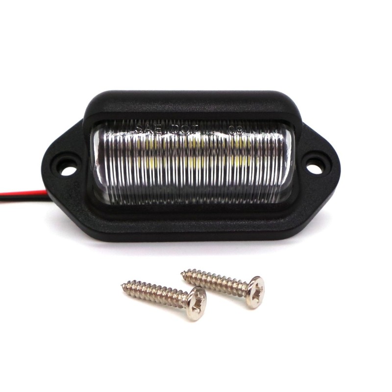 LED-licenslampa 24V 350lm, universell