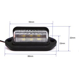 Lampada targa LED 24V 350lm, universale