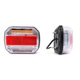 LED multifunkční lampa, dynamický směr L + R, 12-24V