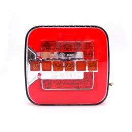 LED daugiafunkcinė lempa, dinaminė L + R kryptis, 12-24 V