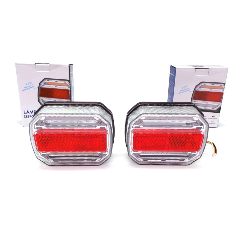 LED multifunctional lamp, dynamic L + R direction, 12-24V