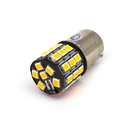 LED BAU15S 12V canbus portocaliu