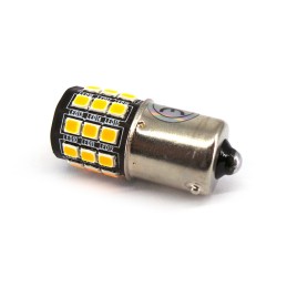 LED BAU15S 12V canbus portocaliu