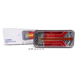 LED multifunktionell lampa, dynamisk L + R riktning, 12-24V