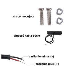 Sumuvalo 6 LED 12V-18V, punainen