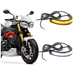 DRL FLEX LED дневни светлини + динамично насочване на мотоциклета