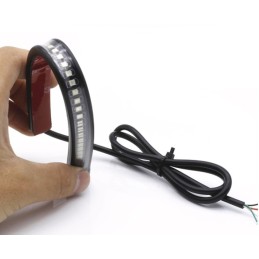 Feux arrière FLEX LED arrêt, position, direction de la moto