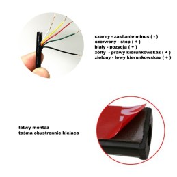 FLEX LED licht stopt, positie, richting motor